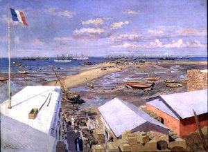 Lądowanie w Majunga, 15 maja 1895 r.